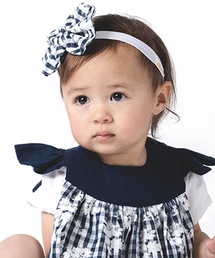 niva(j@)́yniva/j@zFlower Motif Plaid Hair band(wAoh)