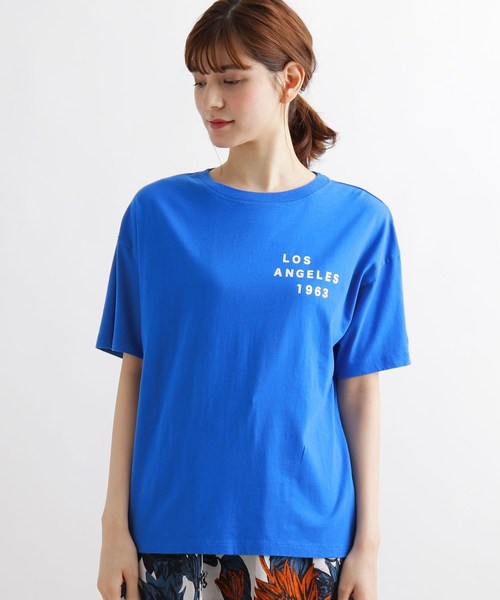 Champion（チャンピオン）の「【WEB限定カラーあり】championアソートロゴT（Tシャツ/カットソー・レディース・オフホワイト/ブラウン系/ワインレッド/ライトイエロー系8/ピンク系9/ブルー系7・02）」の9枚目の写真