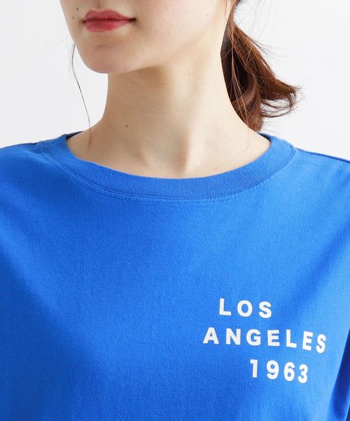 Champion（チャンピオン）の「【WEB限定カラーあり】championアソートロゴT（Tシャツ/カットソー・レディース・オフホワイト/ブラウン系/ワインレッド/ライトイエロー系8/ピンク系9/ブルー系7・02）」の13枚目の写真