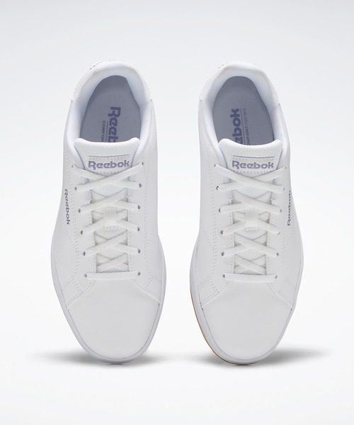 Reebok（リーボック）の「ロイヤル コンプリート クリーン 2.0 / Royal Complete Clean 2.0（スニーカー・レディース・ホワイト×パープル/ブラック×ピンク/ブラック×ゴールド/ホワイト・23.5cm/25.5cm/22.0cm/25.0cm/24.5cm/22.5cm/24.0cm/23.0cm/26.0cm）」の7枚目の写真