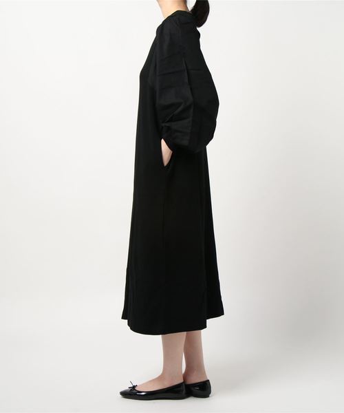 LOWRYS FARM（ローリーズファーム）の「キリカエソデボリュームワンピース　894187（ワンピース・レディース・ブラック/ベージュ/パープル・FREE）」の5枚目の写真