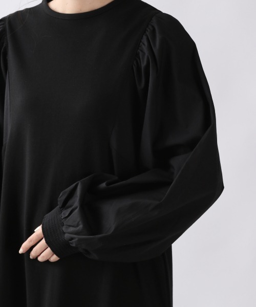 LOWRYS FARM（ローリーズファーム）の「キリカエソデボリュームワンピース　894187（ワンピース・レディース・ブラック/ベージュ/パープル・FREE）」の16枚目の写真