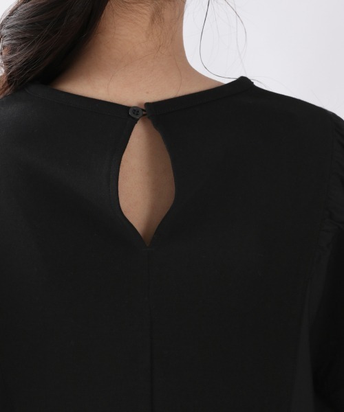 LOWRYS FARM（ローリーズファーム）の「キリカエソデボリュームワンピース　894187（ワンピース・レディース・ブラック/ベージュ/パープル・FREE）」の12枚目の写真