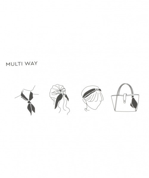 GLOBAL WORK（グローバルワーク）の「アソートスカーフ/897539（その他ヘアアクセサリー・レディース・ブラウン/グレー/ライトベージュ/ホワイト/ダークブラウン/ホワイト系その他2・FREE）」の13枚目の写真