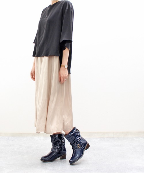 ALETTA(アレッタ)の「ALETTA/アレッタ 雨天兼用 究極のエンジニアレインブーツ(レインシューズ・レディース・ブラック/ダークブラウン/ネイビー/ブラウン/グレー/クリアブラック/ライトベージュ/アッシュブラウン・L/LL/M/S)」の19枚目の写真