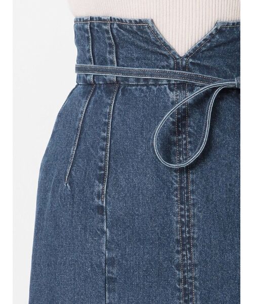 MERCURYDUO（マーキュリーデュオ）の「マーメイドラインフリンジスカート（スカート・レディース・インディゴブルー/アイボリー/ミント・SMALL/MEDIUM）」の17枚目の写真