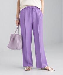 green label relaxing | FFC ジャカード ストラップ ワイド パンツ(その他パンツ)