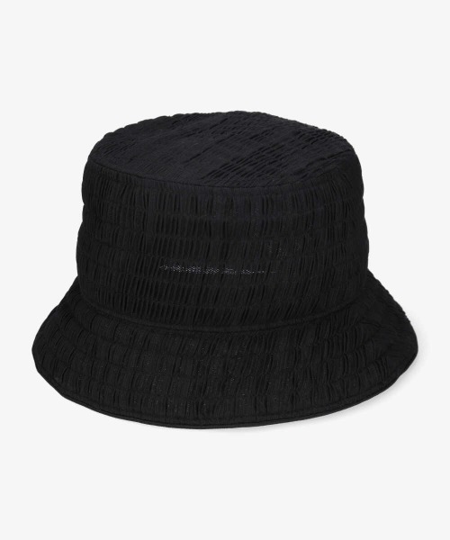 OVERRIDE（オーバーライド）の「【OVERRIDE】OR GATHER BUCKET HAT/（ハット・レディース・ホワイト/グリーン/ブラック・M/57.5cm）」の7枚目の写真