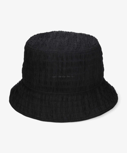 OVERRIDE（オーバーライド）の「【OVERRIDE】OR GATHER BUCKET HAT/（ハット・レディース・ホワイト/グリーン/ブラック・M/57.5cm）」の8枚目の写真