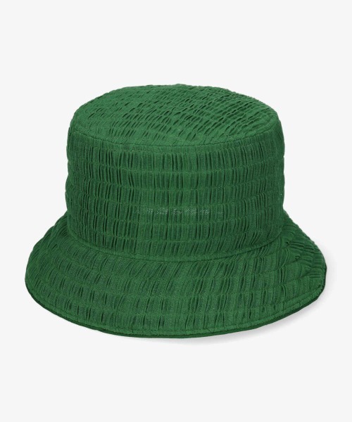 OVERRIDE（オーバーライド）の「【OVERRIDE】OR GATHER BUCKET HAT/（ハット・レディース・ホワイト/グリーン/ブラック・M/57.5cm）」の17枚目の写真