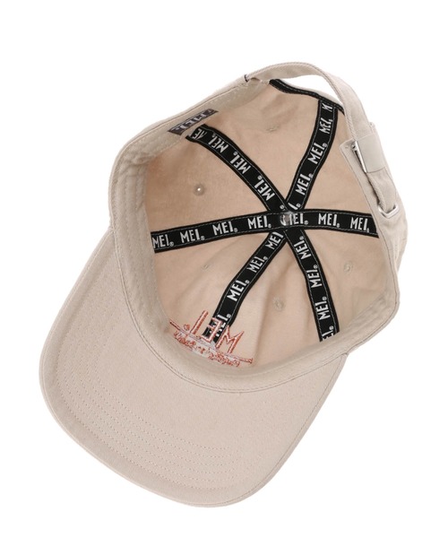 MEI（メイ）の「・MEI ロゴキャップ＊（キャップ・レディース・ブラック/ベージュ/ブルー・FREE）」の4枚目の写真