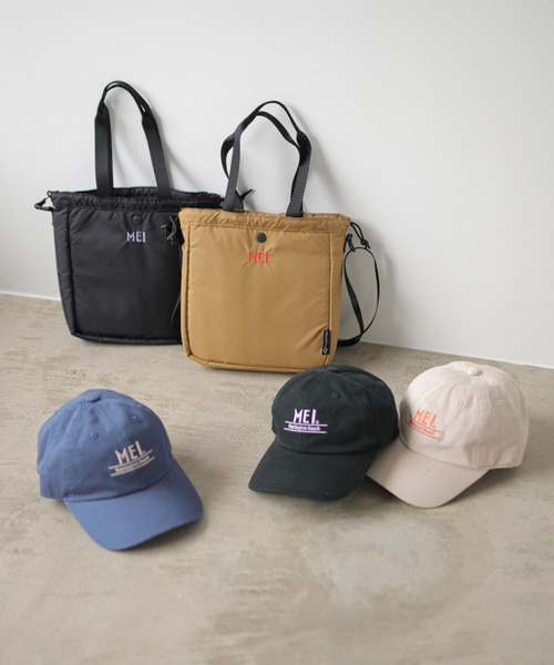 MEI（メイ）の「・MEI ロゴキャップ＊（キャップ・レディース・ブラック/ベージュ/ブルー・FREE）」の17枚目の写真