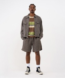 stussy Boxy Linen Zip Jacket カバーオール STUSSY（ステューシー）の「【STUSSY / ステューシー】 BOXY