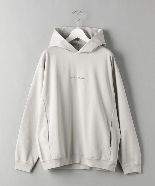 BEAUTY&YOUTH UNITED ARROWS（ビューティーアンドユースユナイテッドアローズ）の「BY シャイニースウェット FREEDOM STANDARD パーカー（パーカー・メンズ・ライトグレー/ライトブルー/ライム・SMALL/MEDIUM/LARGE/X-LARGE）」の6枚目の写真