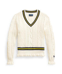 POLO RALPH LAUREN CHILDRENSWEAR（ポロ ラルフ ローレン チルドレンズウェア）の「ケーブルニット コットン クリケット セーター（ニット/セーター・キッズ）」