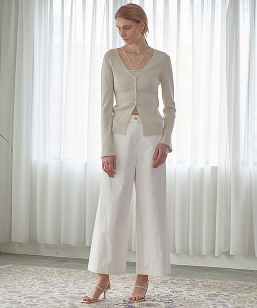 ETRE TOKYO（エトレトウキョウ）の「ハイゲージタイトリブカーディガン