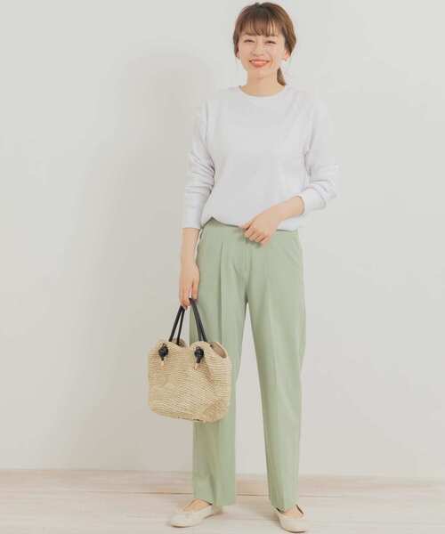 URBAN RESEARCH Sonny Label（アーバンリサーチサニーレーベル）の「ワッフルラウンドヘムプルオーバー（Tシャツ/カットソー・レディース・ホワイト/ブラック/グレー/ホワイト系その他・FREE）」の17枚目の写真