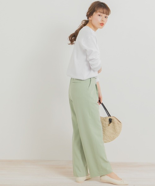 URBAN RESEARCH Sonny Label（アーバンリサーチサニーレーベル）の「ワッフルラウンドヘムプルオーバー（Tシャツ/カットソー・レディース・ホワイト/ブラック/グレー/ホワイト系その他・FREE）」の8枚目の写真