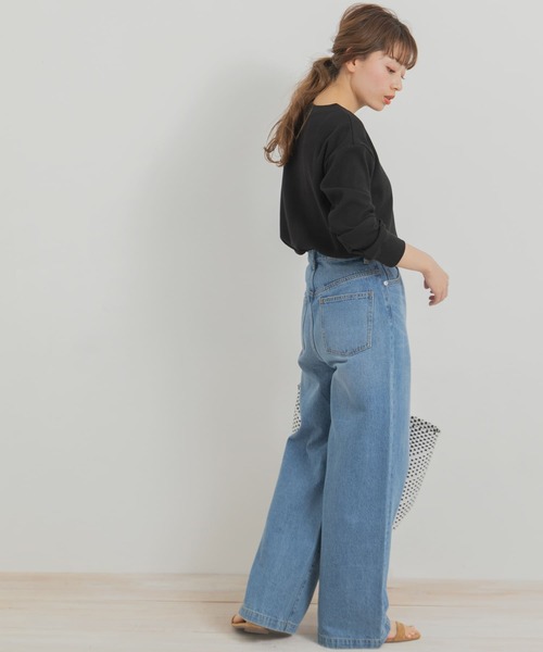 URBAN RESEARCH Sonny Label（アーバンリサーチサニーレーベル）の「ワッフルラウンドヘムプルオーバー（Tシャツ/カットソー・レディース・ホワイト/ブラック/グレー/ホワイト系その他・FREE）」の21枚目の写真