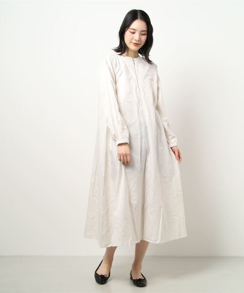 セール ハーフジップシャツワンピース シャツワンピース Samansa Mos2 Blue サマンサモスモスブルー のファッション通販 Zozotown