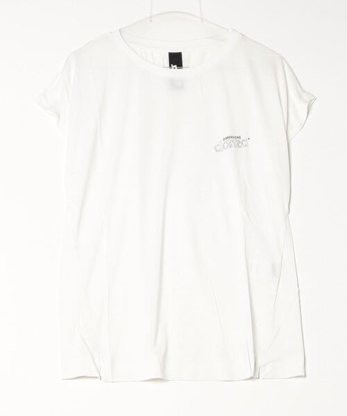 DIMENSIONE danza(ディメンシオーネ ダンツァ)の「T-SHIRT(Tシャツ/カットソー・レディース・スモークピンク/ブラック/ホワイト・LARGE/X-SMALL/MEDIUM/SMALL)」の1枚目の写真