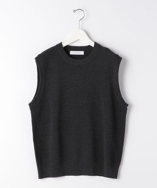 green label relaxing（グリーンレーベルリラクシング）の「CSM ミニクロス クルーネック ベスト（ベスト・メンズ・ダークグレー/ベージュ/ダークグリーン・SMALL/MEDIUM/LARGE）」の18枚目の写真