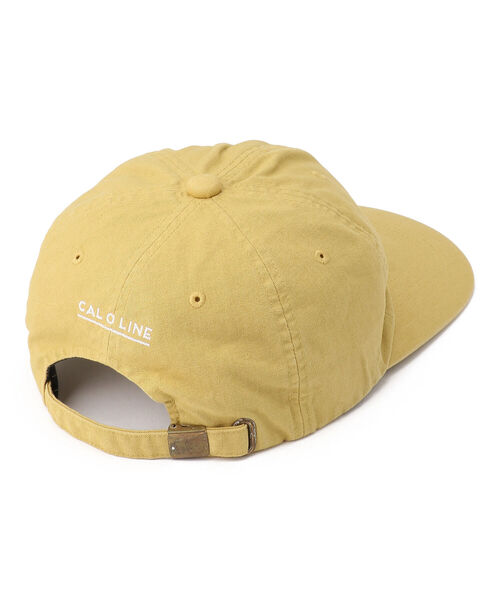 CAL O LINE(キャルオーライン)の「CAL O LINE /キャルオーライン COTTON CAP コットンキャップ(キャップ・メンズ・イエロー/パープル/ブラック/ベージュ・FREE)」の6枚目の写真