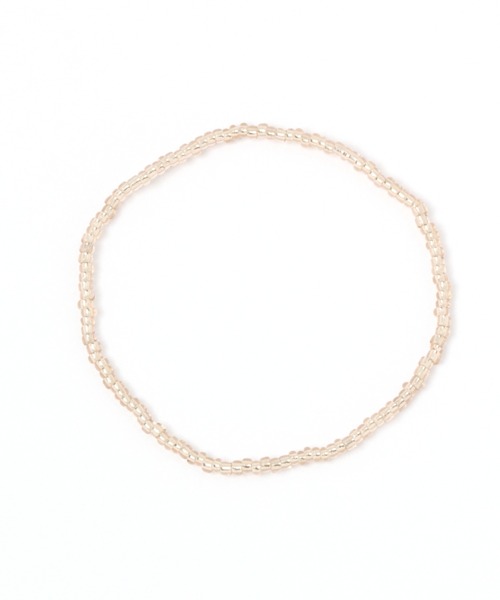 studio CLIP(スタディオクリップ)の「ビーズゴムブレス(ブレスレット・レディース・パープル/イエロー/その他1/ブルー/ベージュ/グリーン/レッド・FREE)」の2枚目の写真