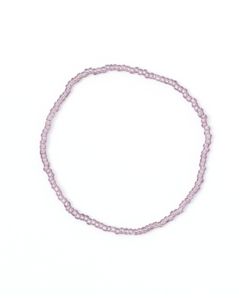 studio CLIP(スタディオクリップ)の「ビーズゴムブレス(ブレスレット・レディース・パープル/イエロー/その他1/ブルー/ベージュ/グリーン/レッド・FREE)」の5枚目の写真