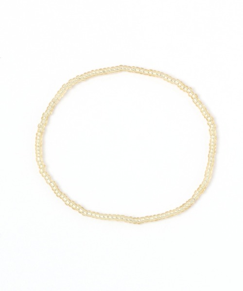 studio CLIP(スタディオクリップ)の「ビーズゴムブレス(ブレスレット・レディース・パープル/イエロー/その他1/ブルー/ベージュ/グリーン/レッド・FREE)」の6枚目の写真