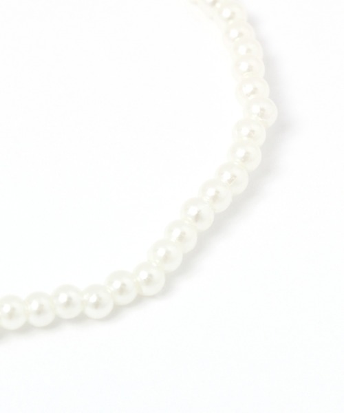 studio CLIP(スタディオクリップ)の「ビーズゴムブレス(ブレスレット・レディース・パープル/イエロー/その他1/ブルー/ベージュ/グリーン/レッド・FREE)」の9枚目の写真