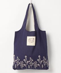 Samansa Mos2 | 35th花刺繍ポケッタブルトート(トートバッグ)