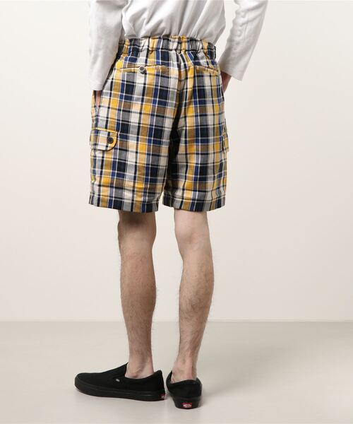 CONVERSE STARS(コンバーススターズ)の「チェックショートパンツ(その他パンツ・メンズ・ブラック/イエロー・FREE)」の3枚目の写真