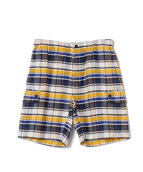 CONVERSE STARS(コンバーススターズ)の「チェックショートパンツ(その他パンツ・メンズ・ブラック/イエロー・FREE)」の2枚目の写真