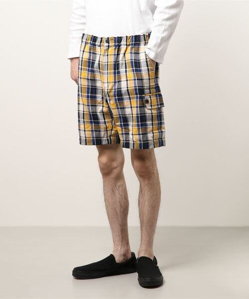 CONVERSE STARS(コンバーススターズ)の「チェックショートパンツ(その他パンツ・メンズ・ブラック/イエロー・FREE)」の13枚目の写真