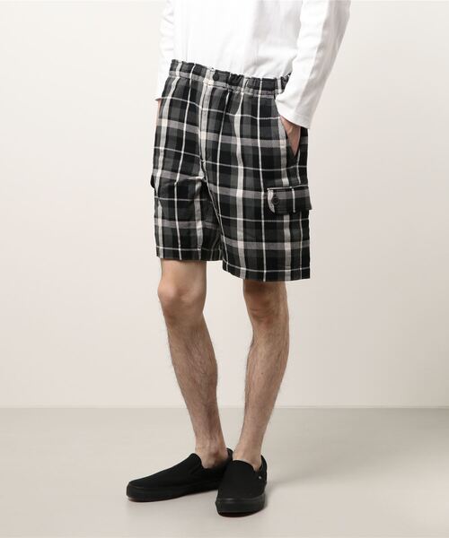 CONVERSE STARS(コンバーススターズ)の「チェックショートパンツ(その他パンツ・メンズ・ブラック/イエロー・FREE)」の12枚目の写真