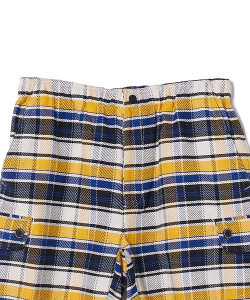 CONVERSE STARS(コンバーススターズ)の「チェックショートパンツ(その他パンツ・メンズ・ブラック/イエロー・FREE)」の6枚目の写真