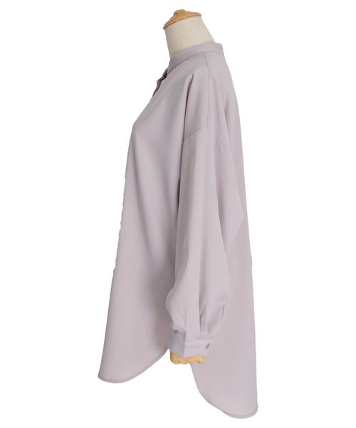 ＡＮＤＪ（アンドジェイ）の「バンドカラートロピカルバックスリットシャツ（シャツ/ブラウス・レディース・ホワイト/ブラック/ラベンダー・M）」の20枚目の写真