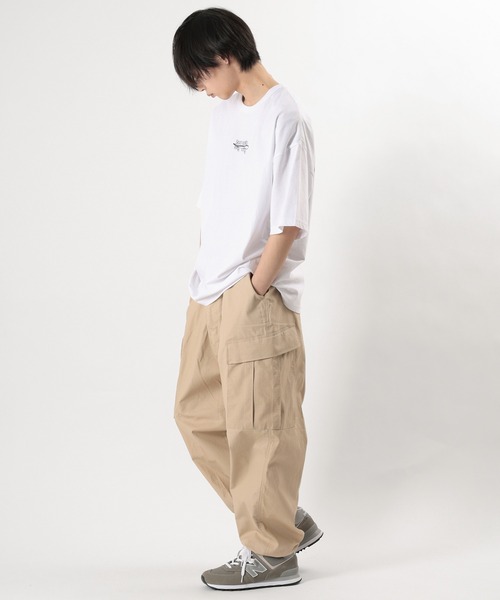 make a ray!（メイク ア レイ！）の「バルーンワイドカーゴパンツ 6ポケットパンツ/ リップストップ（カーゴパンツ・メンズ・ブラック/ベージュ/オリーブ・M/L/XL）」の15枚目の写真