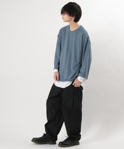 make a ray!（メイク ア レイ！）の「バルーンワイドカーゴパンツ 6ポケットパンツ/ リップストップ（カーゴパンツ・メンズ・ブラック/ベージュ/オリーブ・M/L/XL）」の21枚目の写真