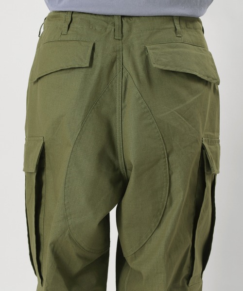 make a ray!（メイク ア レイ！）の「バルーンワイドカーゴパンツ 6ポケットパンツ/ リップストップ（カーゴパンツ・メンズ・ブラック/ベージュ/オリーブ・M/L/XL）」の14枚目の写真