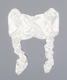 ギャザーショート丈オフショル