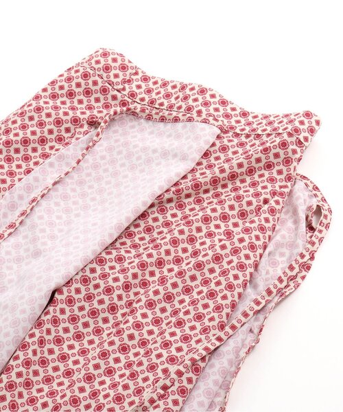 Otonato（オトナト）の「ラップ総柄パンツ 9分丈_ママ【親子でおそろいリンクコーデ】（その他パンツ・レディース・ネイビー/レッド・MEDIUM）」の8枚目の写真