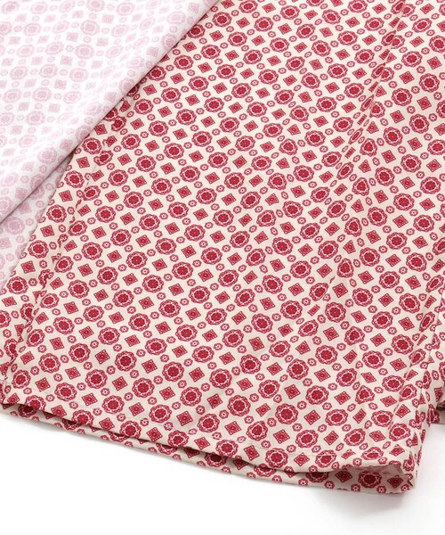 Otonato（オトナト）の「ラップ総柄パンツ 9分丈_ママ【親子でおそろいリンクコーデ】（その他パンツ・レディース・ネイビー/レッド・MEDIUM）」の6枚目の写真