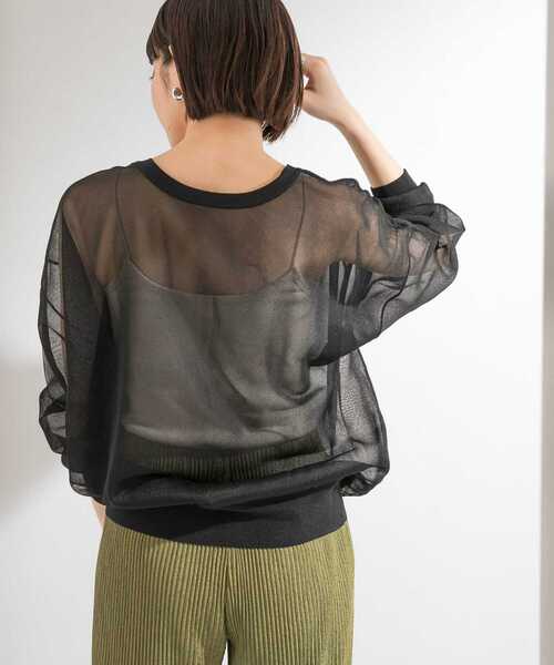 KBF（ケイビーエフ）の「シアールーズカーディガン（カーディガン/ボレロ・レディース・ピンク系その他/アイボリー/ブラック/ブルー・ONE）」の9枚目の写真