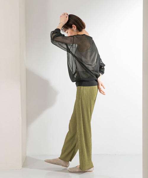 KBF（ケイビーエフ）の「シアールーズカーディガン（カーディガン/ボレロ・レディース・ピンク系その他/アイボリー/ブラック/ブルー・ONE）」の10枚目の写真