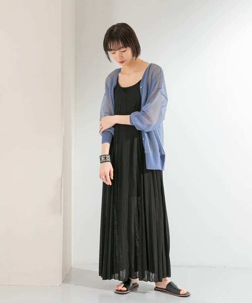 KBF（ケイビーエフ）の「シアールーズカーディガン（カーディガン/ボレロ・レディース・ピンク系その他/アイボリー/ブラック/ブルー・ONE）」の14枚目の写真