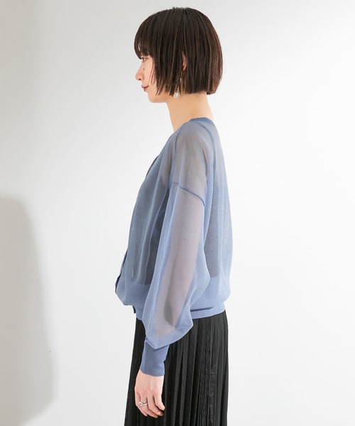 KBF（ケイビーエフ）の「シアールーズカーディガン（カーディガン/ボレロ・レディース・ピンク系その他/アイボリー/ブラック/ブルー・ONE）」の19枚目の写真