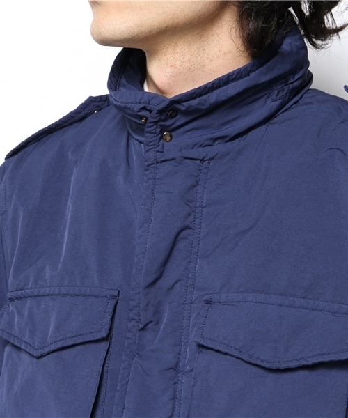 ⭐︎KAPITAL⭐︎希少M-65オイルコーティングネイビー ミリタリージャケット EDIFICE（エディフィス）の「ガーメントダイM-65（ミリタリー