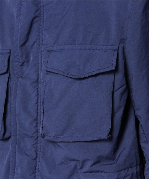 ⭐︎KAPITAL⭐︎希少M-65オイルコーティングネイビー ミリタリージャケット EDIFICE（エディフィス）の「ガーメントダイM-65（ミリタリー